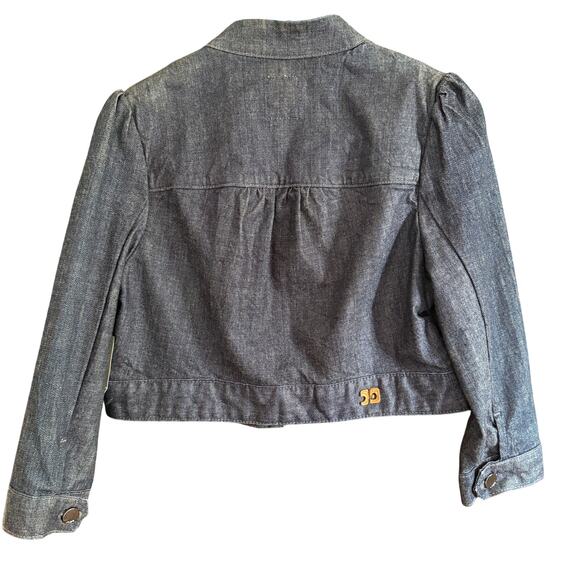Y2K Vintage Joe's Jeans | Cropped Dark Denim Jean Jacket | Medium BNWT Deadstock - Picture 2 of 8